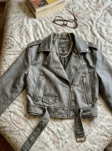 Chaqueta cuero Rebel Urban Gris photo review